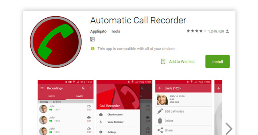 Ứng dụng Call Recorder