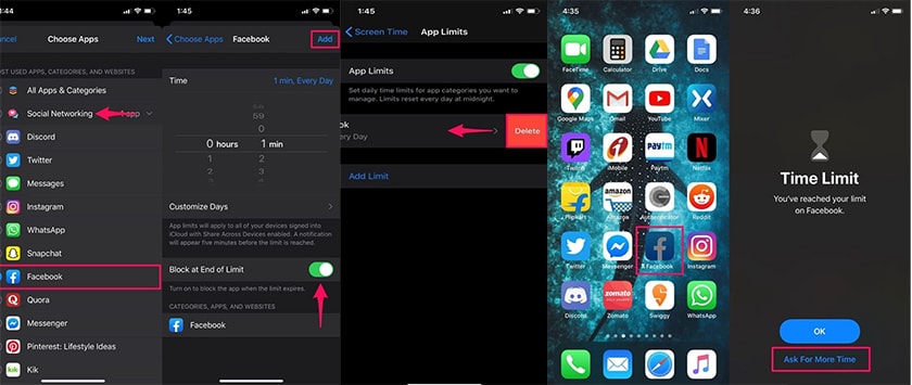 Cách đặt mật khẩu cho ứng dụng trên iPhone bằng ứng dụng Screen Time
