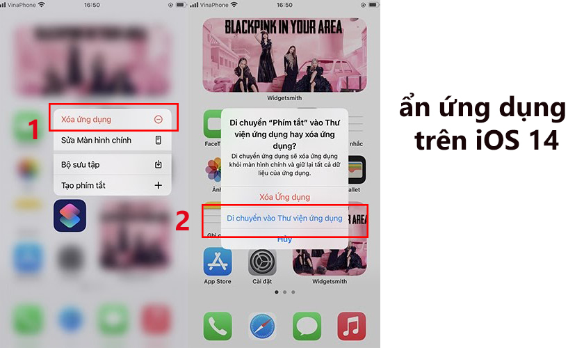 ẩn ứng dụng trên iOS 14