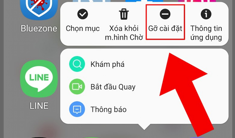 Gỡ bỏ ứng dụng để sửa lỗi điện thoại xung đột phần mềm