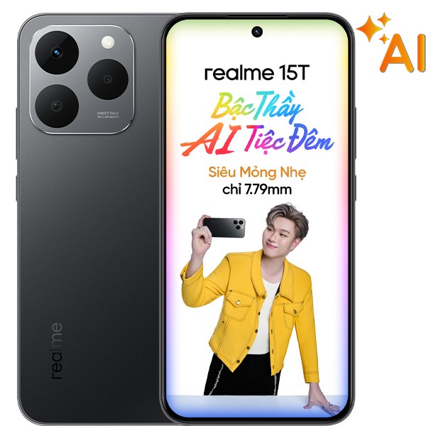 Thay ép kính Realme 15T 5G