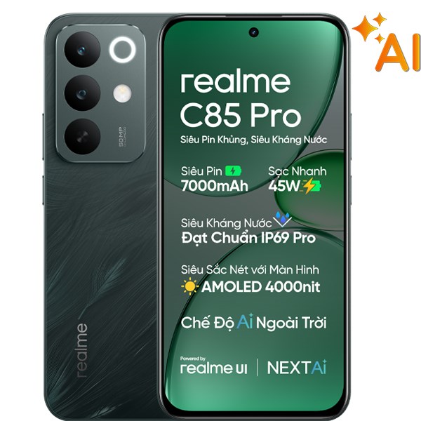 Thay ép kính Realme C85 Pro
